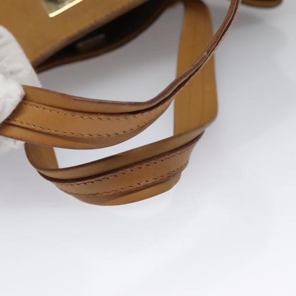 GUCCI Hand Bag Suede Beige Auth ti2755 - Picture 7 of 16